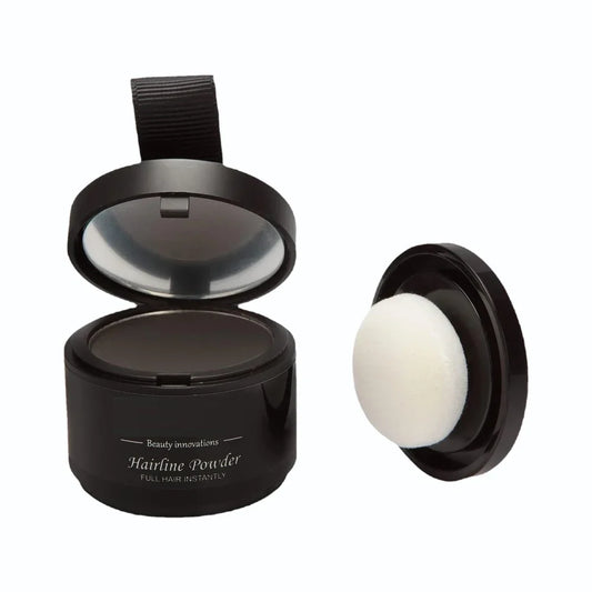 Herbal Hair Line Powder Black – Instant Hairline Concealer for Bald Spots & White Hair (4g)